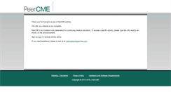 Desktop Screenshot of peercme.com